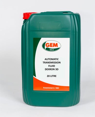 gem oils automatic transmission fluid dexron 3d 20 litre