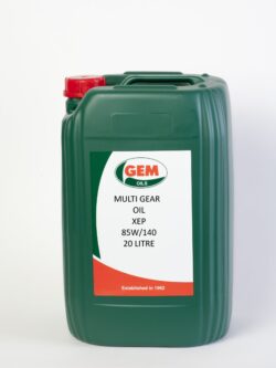 gem oils multi gear oil xep 85w/140 20 litre