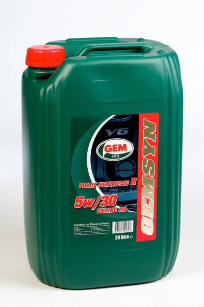 gemsyn fully synthetic oil 5w/30 engine oil